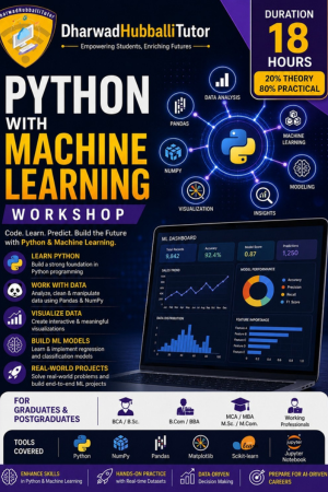 Python with Machine Learning Workshop – 18 Hours