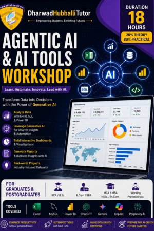 Agentic AI & AI Tools Workshop-18 Hours